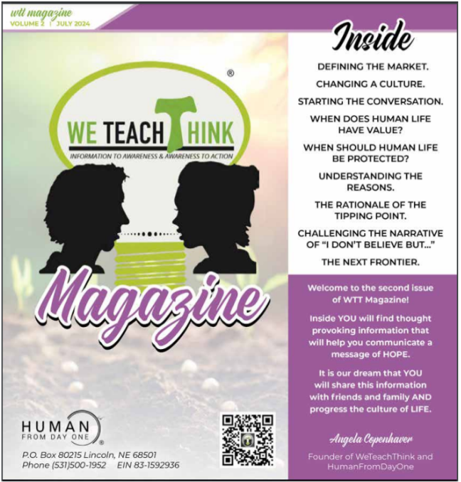 WeTeachThink Magazine Set | Pro-Life Outreach & Communication Guide